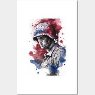 American World War Two Soldier Posters and Art